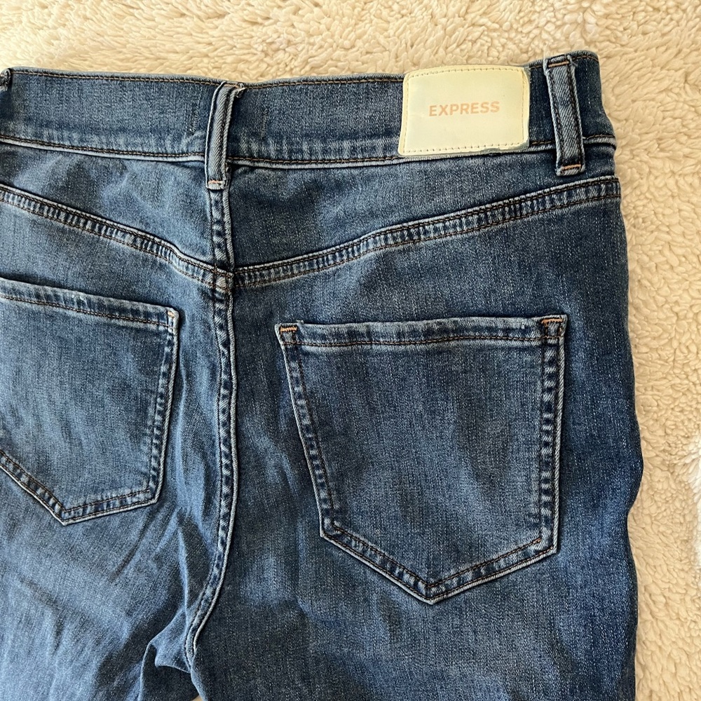 Express High Rise Skinny Jeans - Picture 2 of 3